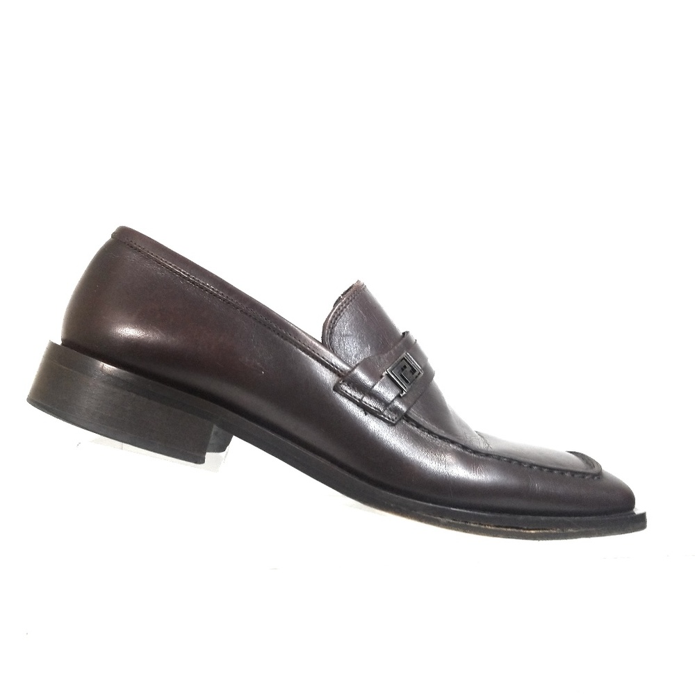 Versace Classic V2 Men Logo Strap Loafer Sz 40